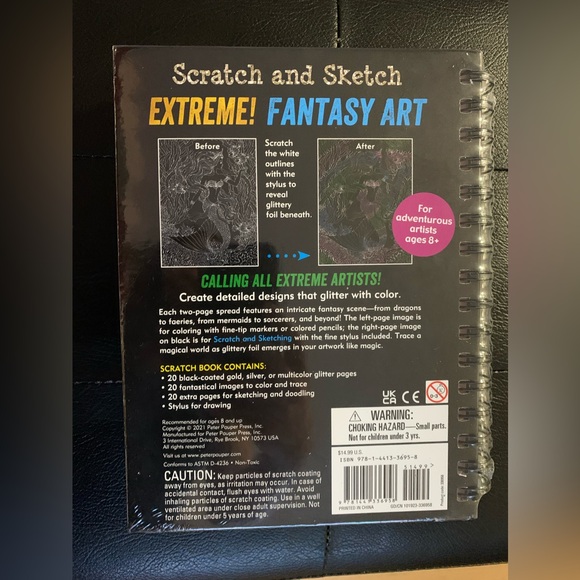 2 Scratch & Sketch Extreme (Trace Along) hardcover - Picture 4 of 4